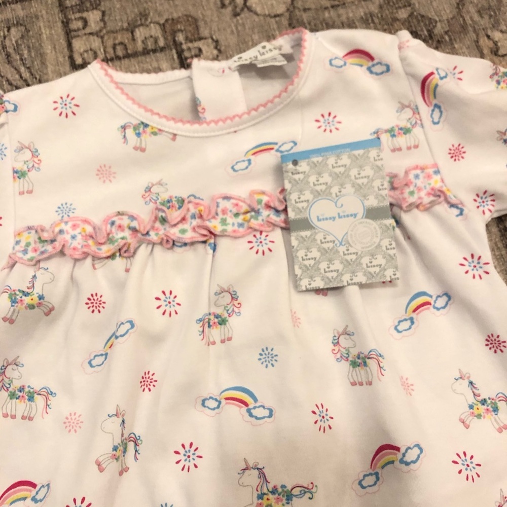 Kissy kissy unicorn coverall